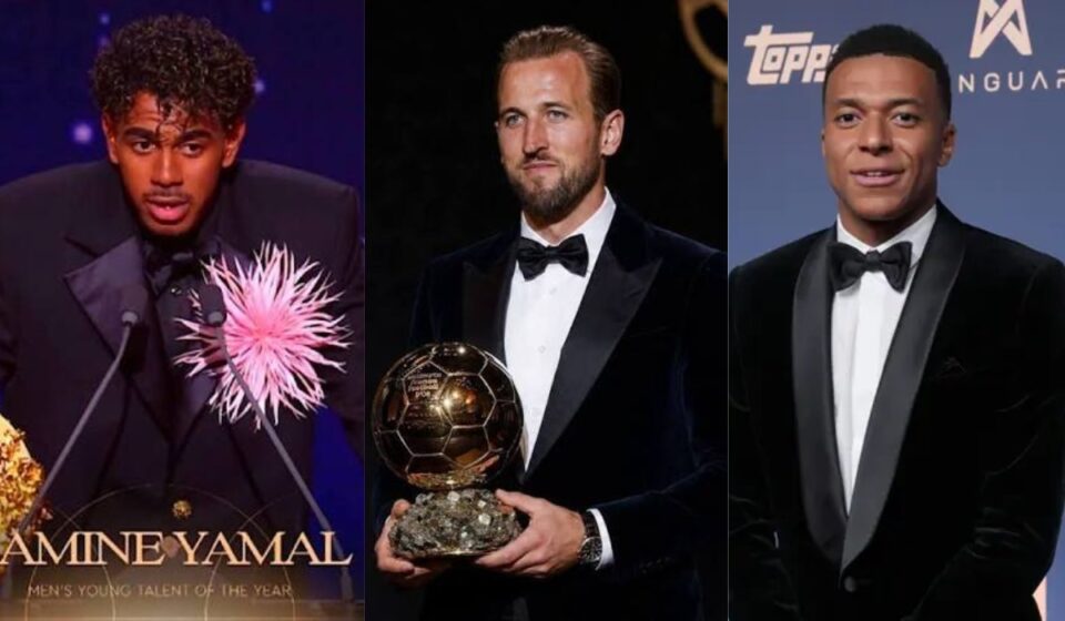 Harry Kane sacré Ballon d’Or 2026 : Messi 5è, Yamal 3è; voici le classement final