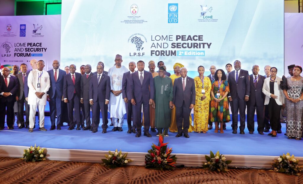 Lomé Peace and Security Forum : Faure Gnassingbé appelle l’Afrique à “prendre en main son destin sécuritaire”