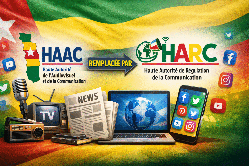 Togo : C’est fini pour la HAAC ! la HARC prend officiellement ses fonctions