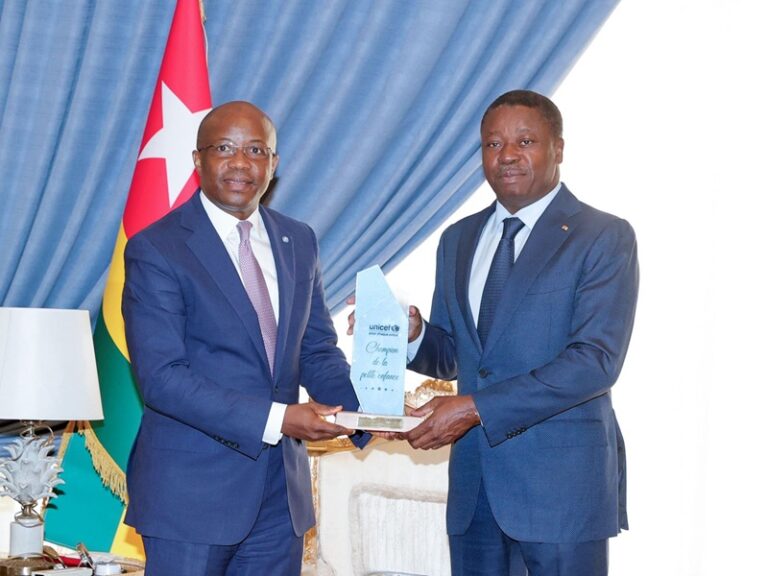 Faure Gnassingbé félicité par l’UNICEF pour ses résultats sur la protection de l’enfance Faure Gnassingbé félicité par l’UNICEF pour ses résultats sur la protection de l’enfance