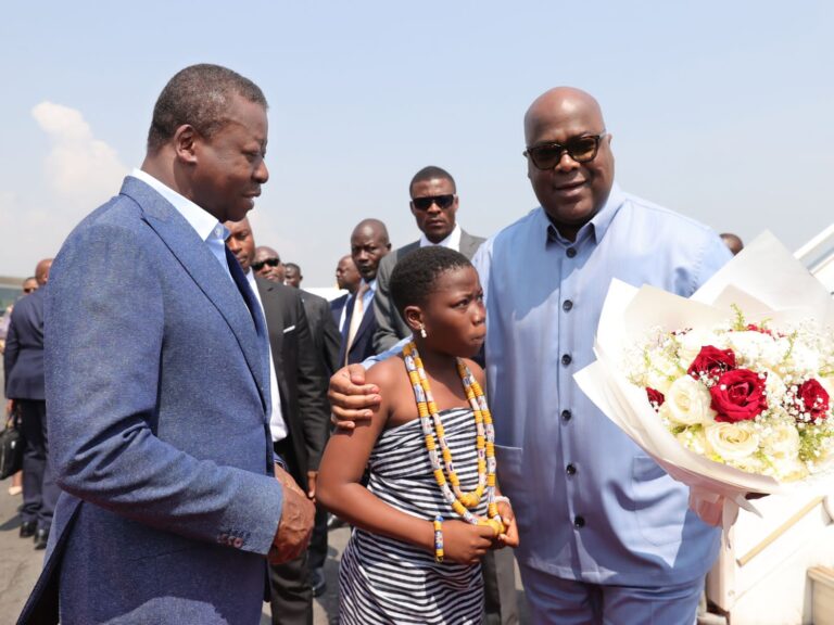 Coopération Togo–RDC : le Président FélixTshisekedi-en visite de travail à Lomé Coopération Togo–RDC : le Président FélixTshisekedi-en visite de travail à Lomé