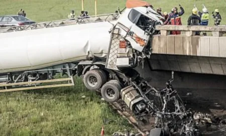 Drame : Collision entre deux camions à Sotouboua avec de lourds dégâts