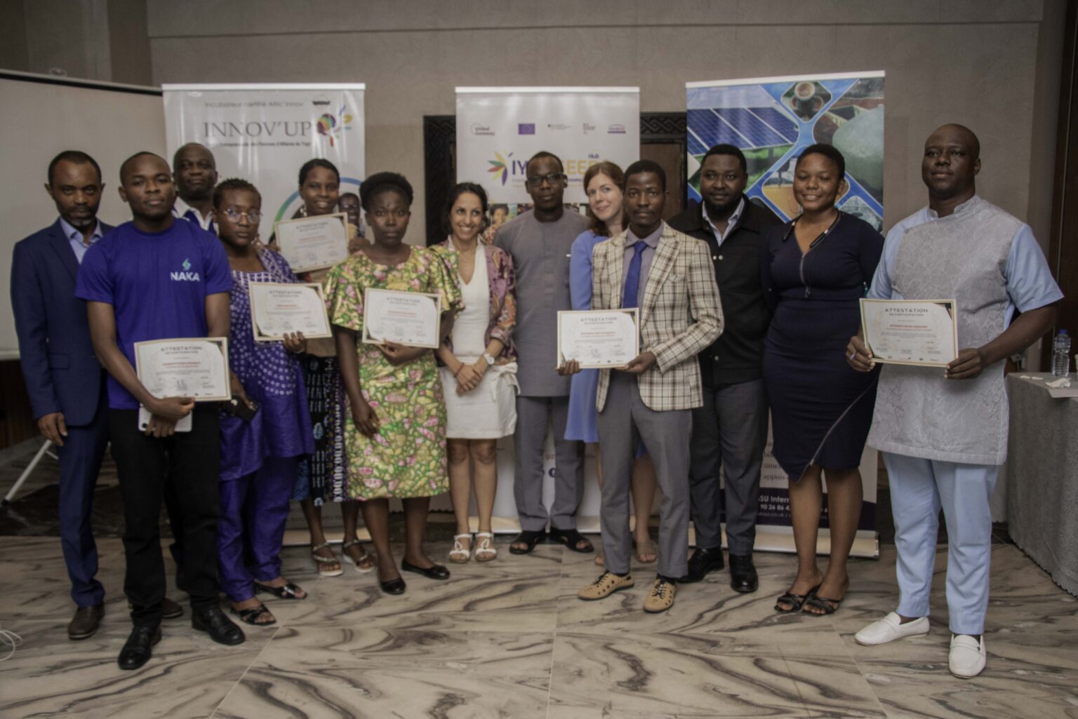 Pitch Battle IYBA-SEED : six entreprises togolaises décrochent leur ticket pour l’expansion régionale L’Hôtel Sarakawa a servi de cadre, ce vendredi 13 février, au Pitch Battle IYBA-SEED, un rendez-vous stratégique pour l’écosystème entrepreneurial togolais. Organisé par INNOV’UP et TMSU International, l’événement a permis d’identifier les entreprises vertes à fort potentiel appelées à bénéficier d’un accompagnement pour leur expansion régionale.