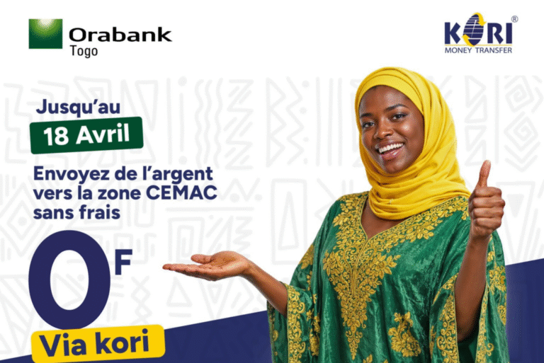Zéro frais ! Orabank casse les prix des transferts vers l’Afrique centrale