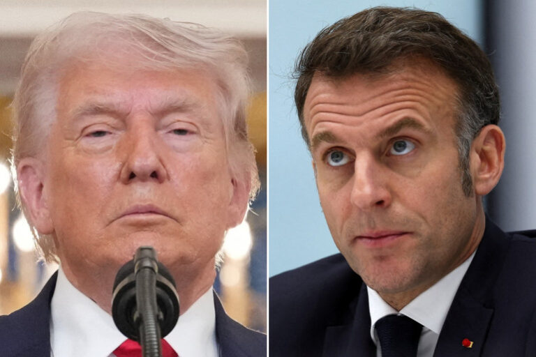 "Il se fait maltraiter par sa femme", Trump se moque de Macron
