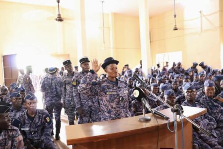 414 nouveaux gendarmes entrent en fonction à Dapaong
