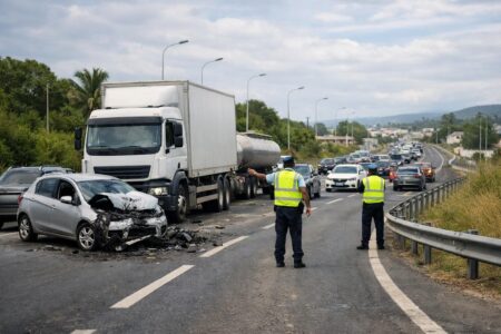 Préparatifs du 27 avril : circulation interrompue pendant 28 heures sur la RN1