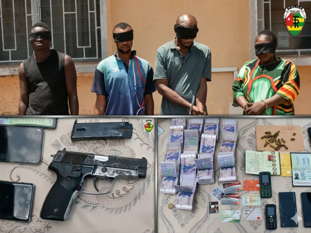 Braquage armé à Lomé : 13 millions FCFA récupérés après l’attaque d’un commerçant en plein jour