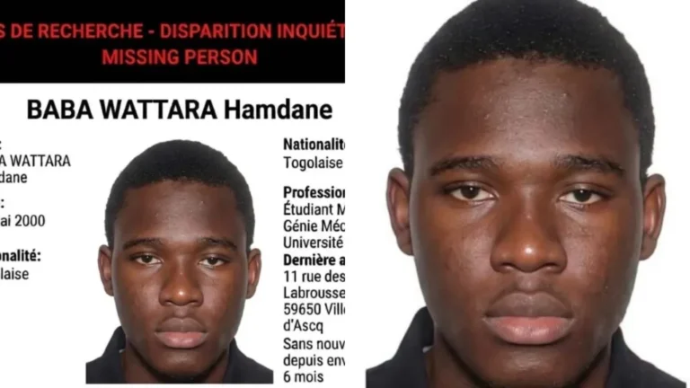 Disparition inquiétante : un étudiant togolais introuvable en France