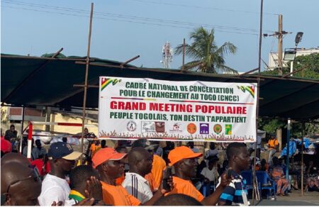 Opposition togolaise : le CNCC défend une mobilisation “encourageante” malgré les critiques
