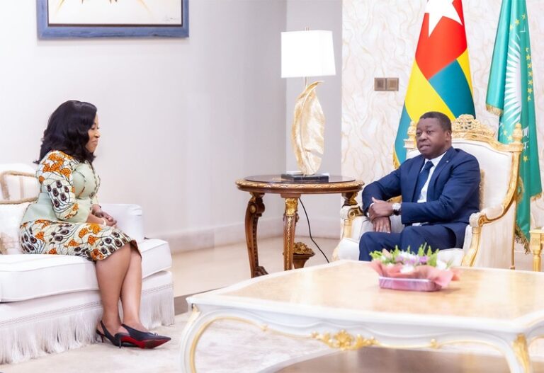 Togo : Faure Gnassingbé échange avec la Secrétaire générale du Commonwealth