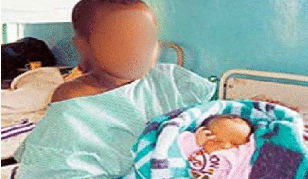 Afrique du Sud : Une fillette de 11 ans accouche après avoir été violée et mise enceinte par le petit ami de sa mère.