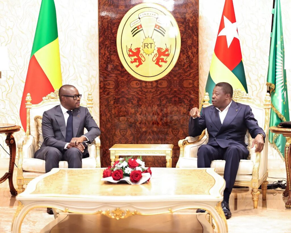 "Je remercie mon frère" : Faure Gnassingbé sur la visite  du président béninois Romuald Wadagni à Lomé (images exclusives)