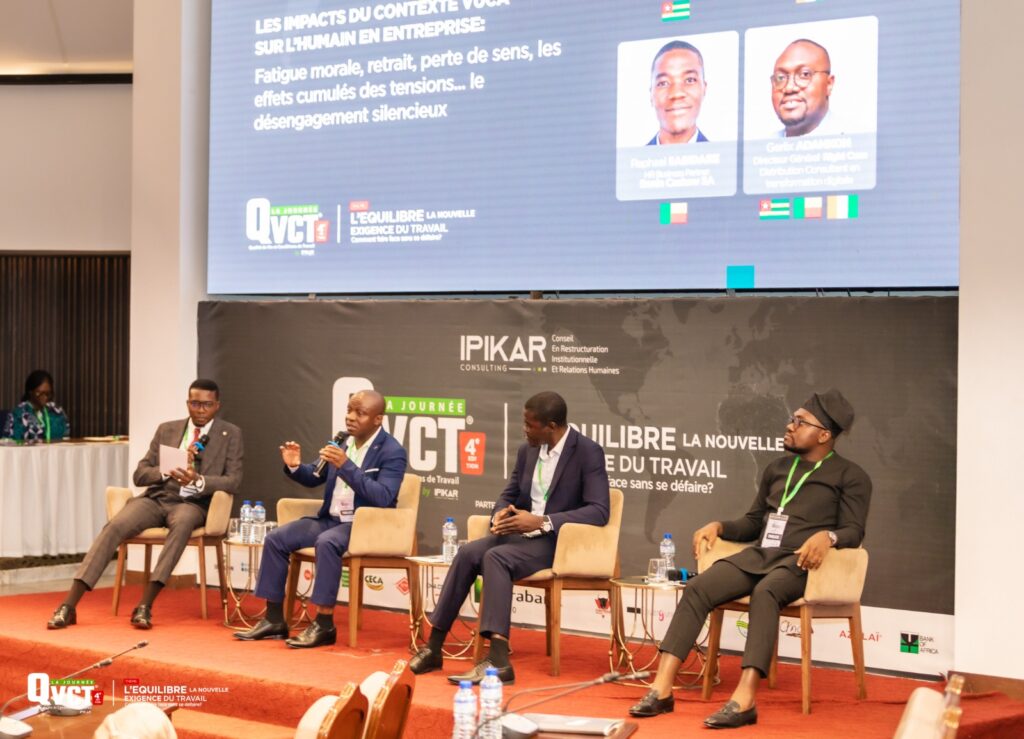 L’Hôtel 2 Février a accueilli la quatrième édition de la Journée QVCT  (Qualité de Vie et des Conditions de Travail)  , un rendez-vous qui s’impose comme un espace de réflexion sur les mutations du monde professionnel en Afrique.