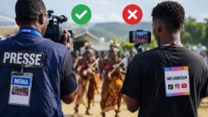 « Ce n’est pas le même métier » : journalistes et créateurs de contenu au cœur d’une polémique aux Evala