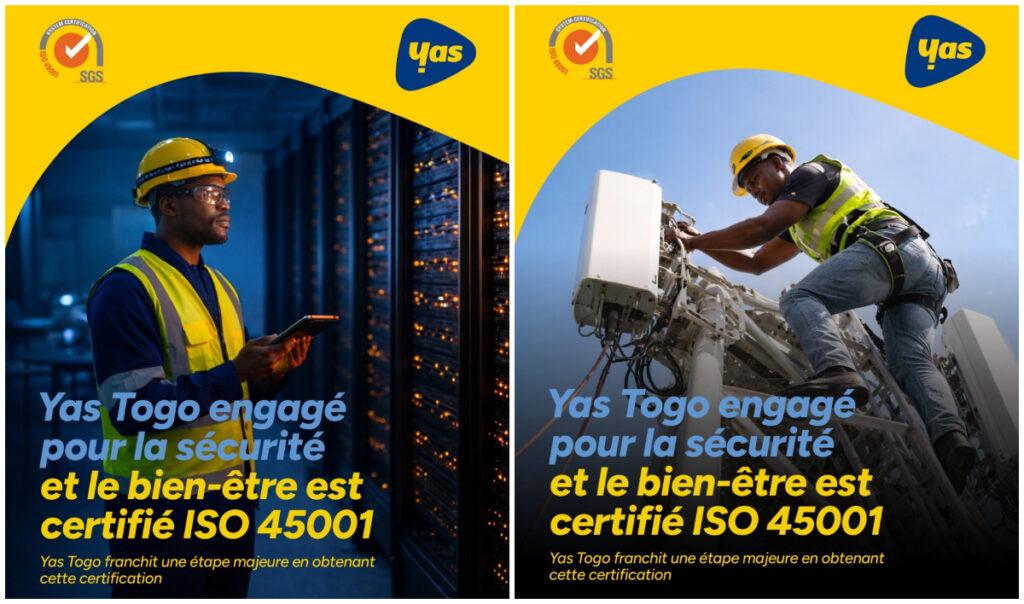 Yas Togo décroche deux prestigieuses certifications internationales ! Yas Togo décroche deux prestigieuses certifications internationales !