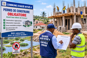 Agoè-Nyivé 4 durcit le ton : permis de construire obligatoire pour toutes les nouvelles constructions