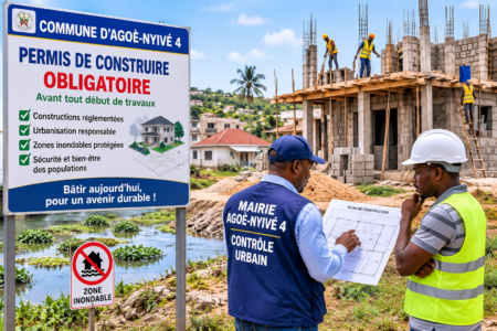 Agoè-Nyivé 4 durcit le ton : permis de construire obligatoire pour toutes les nouvelles constructions