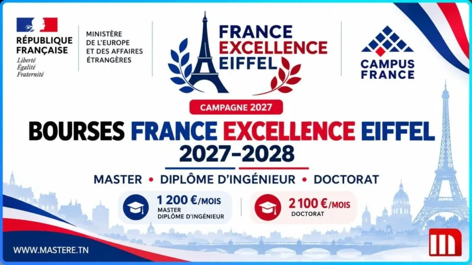 La France lance la Bourse Eiffel 2027 pour les étudiants internationaux en master et doctorat