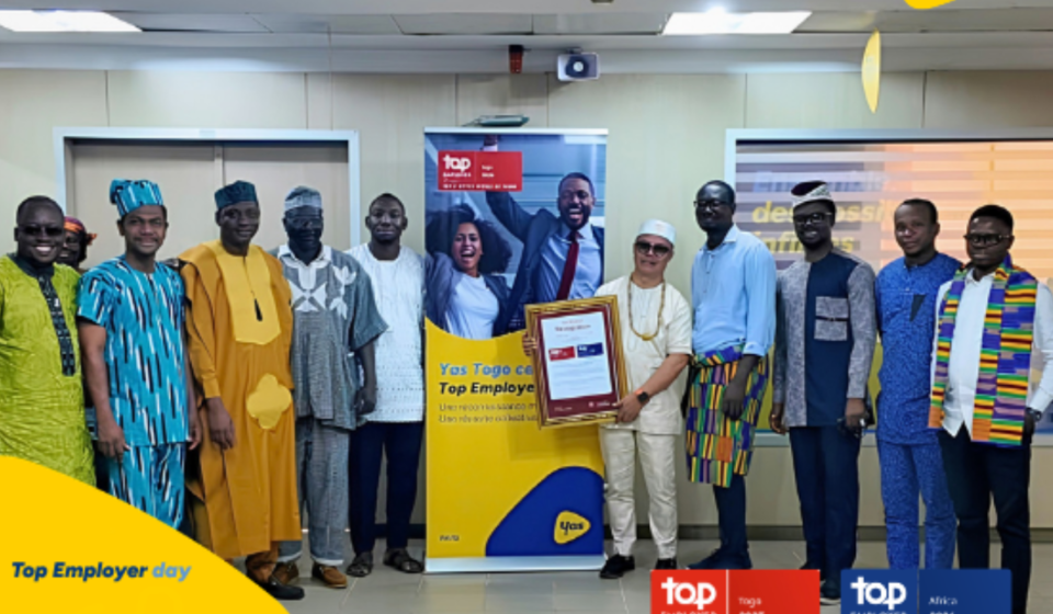 Yas Togo décroche à nouveau la certification Top Employer et améliore son score