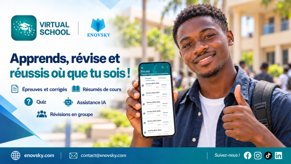 Virtual School : L’application togolaise qui facilite les révisions au BAC, au BTS et à l’université